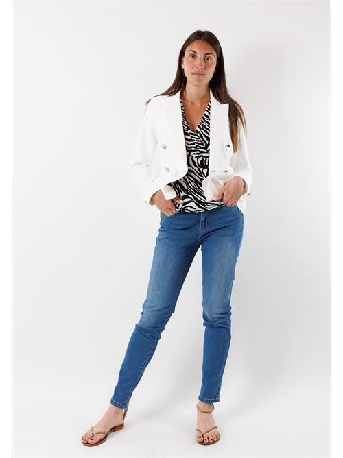 Giacca doppiopetto VOPY.F ( TAGLIE FRANCESI ) MORGAN DE TOI | VOPY.FOFF WHITE